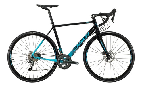 Bicicleta Oggi Stimolla R700 T50 20v Tiagra 2021 Azul Preto