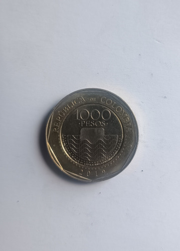 Moneda De Mil Pesos Con Error De Giro Tortuga A La Derecha 