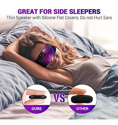 Diadema Para El Cabello Con Auriculares Bluetooth Morado