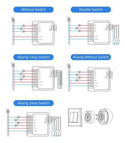 Interruptor De 4 Vías/apagado Graffiti Smart Zigbee Smart 4
