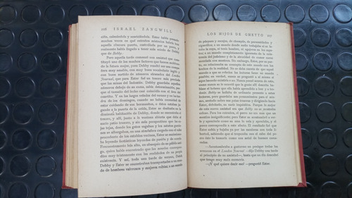 Los Hijos Del Ghetto - Israel Zangwill - 1921 Tomo 1 (Usado)