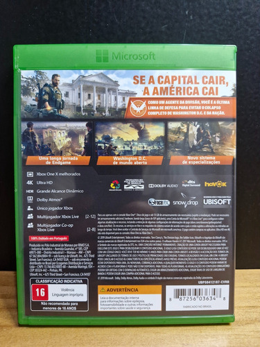 Tom Clancy's The Division 2 Xbox One Original Usado (Usado)
