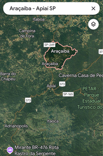 Sítio Em Apiaí Sp Com 143,400m2 (6 Alqueires) Vendo Terreno Casa Urgente!