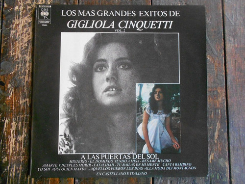 Los Mas Grandes Exitos De G. Cinquetti Vol 2 Lp Impecable