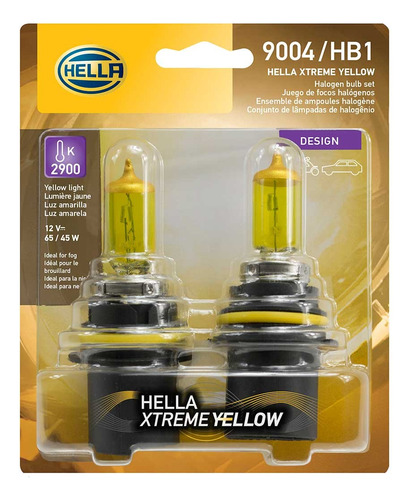 Ampolleta 9004 12v 65/45w P29t T4.625 Yellow (par) 