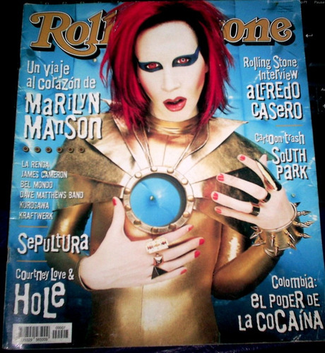 Marilyn Manson Revista Rolling Stone Argentina Nº7