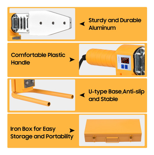 Máquina De Soldadura De Tubos Hdpe Double Para Calentar Heat