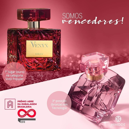 Kit C/2 Perfumes Feminino Hinode Lesér Eau De Parfum + Venyx