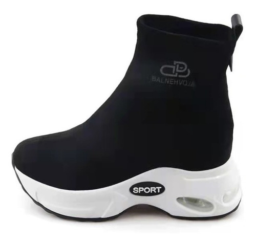 Imagen 3 de 3 de Zapatilla Mujer Con Plataforma Con Caña