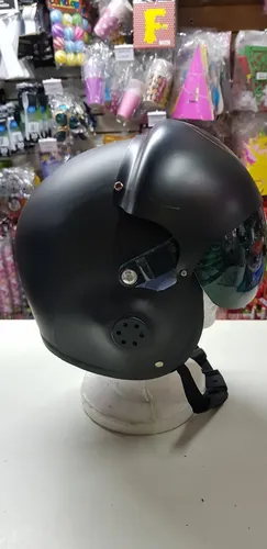 Casco Bombero Con Visor Plastico Duro Disfraz Cotillon