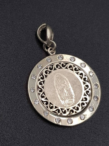 Medalla De La Virgen De Guadalupe En Plata .925