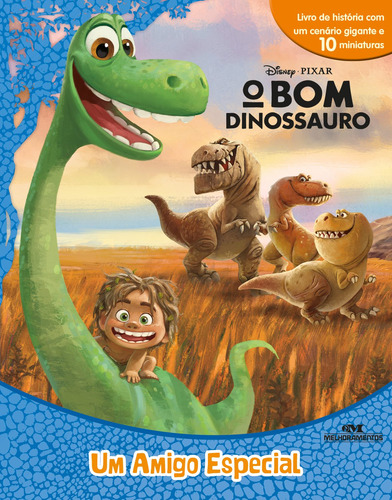 O Bom Dinossauro: Um Amigo Especial, de Disney. Série Disney Gift - Miniaturas Editora Melhoramentos Ltda., capa dura em português, 2016