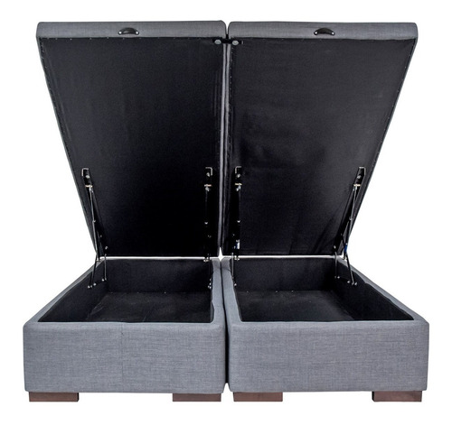 Cama Abatible O Baúl Full - Base Dividida S/colchón