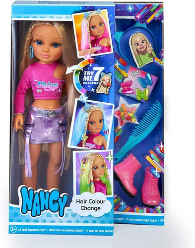 Nancy Muñeca Un Día Cambiando De Color Mi Cabello 2022
