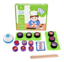 Comprar Tablero Sushi Comida Japonesa Madera Montessori Roles -968