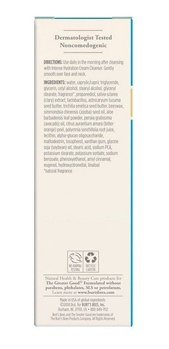 Loción Facial De Día Burt's Bees Intense Hydration 51 Gr