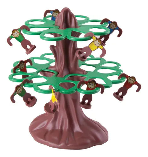 Game Pressman Jumpin' Monkeys Catapult De 2 A 4 Jugadores Du