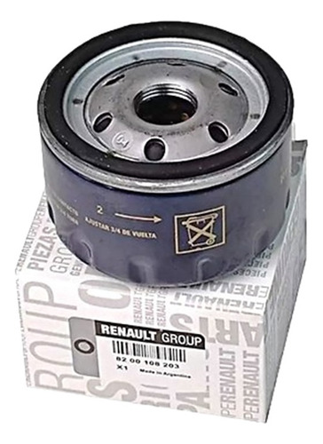 Filtro De Aceite Original Renault K4m / K7m/ F9q - Formula1 