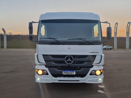 Imagem 4 de 15 de Mercedes Atego 2426 Ano 2014 Munck Masal 20.005