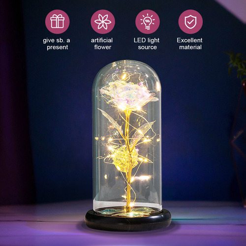 Lámpara Flores Rosas Artificiales, Regalo Para Mamá Y Novia