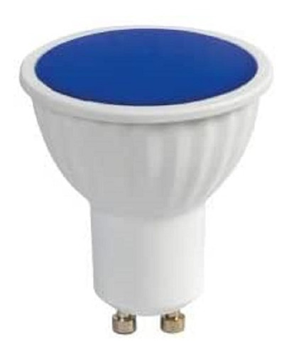 Lampara Led Gu10 Azul 4w Vyba Contacto Electricidad Colon 