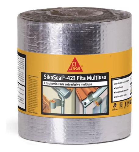 Sikaseal-423 Fita Multiuso 10cmx10m Manta Autoadesiva - Sika