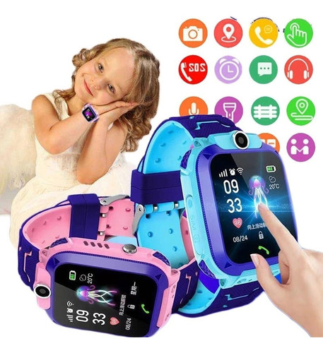 Kids Smartwatch Q12 Usa Tarjeta Sim Foto A Prueba De Agua