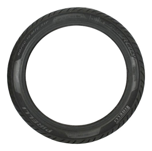 Pneu 100/90-18 Tras Pirelli Moto Super City Uso Sem Câmara