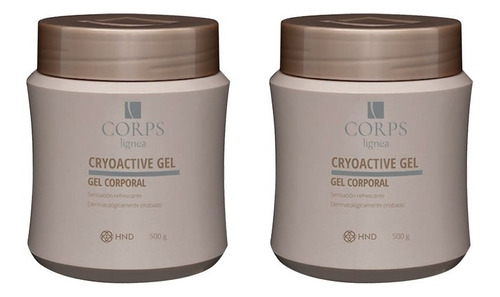 2 Gel Reductor Cryoactive Modelador Corporal Hinode Corps