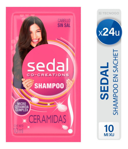 Acondicionador Sedal Ceramidas Caja X 24 Sachet 10 Ml C/u