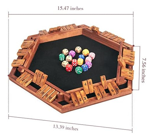 Juego De Mesa De Dados De 1 A 6 Jugadores
