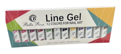 Gel Paint Line Para Decoração De Francesinhas 