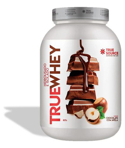 True Whey Protein Hidrolisado E Isolado Chocolate Com Avelã