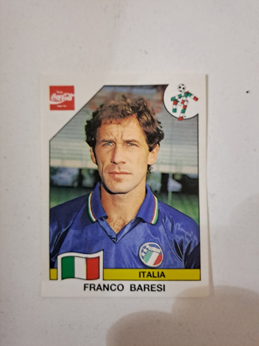 Figurita Franco Baresi, Buen Estado. Mundial Italia '90