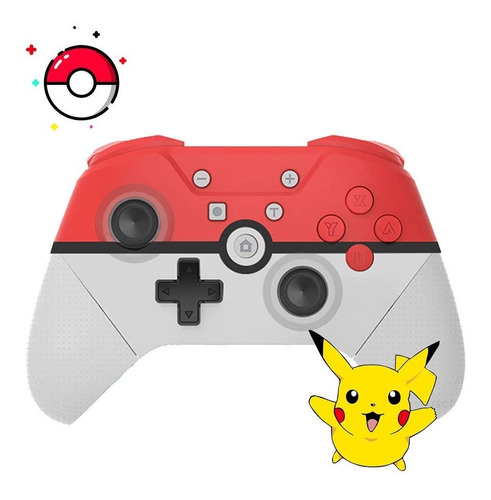Pikachu Control De Palanca De Mando Inalámbrico Nintendo Pro