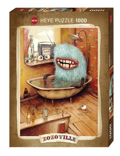 Puzzle 1000pz- Bathtub - Zozoville  Heye 29539