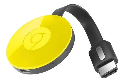 Google Chromecast 2da Generación Sin Caja Amarillo