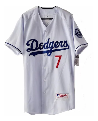 Camisa dodgers blanca new arrivals