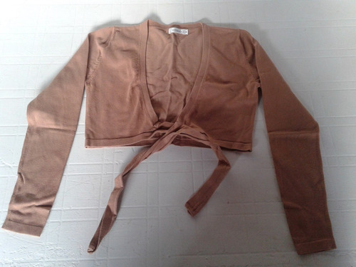 Saco Torerita Marron Clarito Silenzio Talle S
