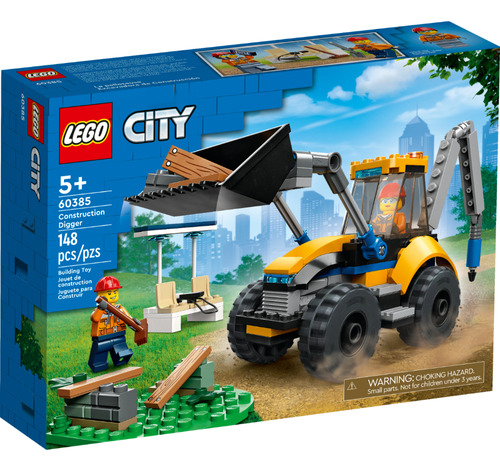 Lego® City Excavadora De Construcción 60385 Cantidad de piezas 148