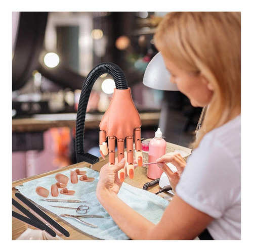 Mano Robótica Móvil Para Práctica De Arte De Uñas