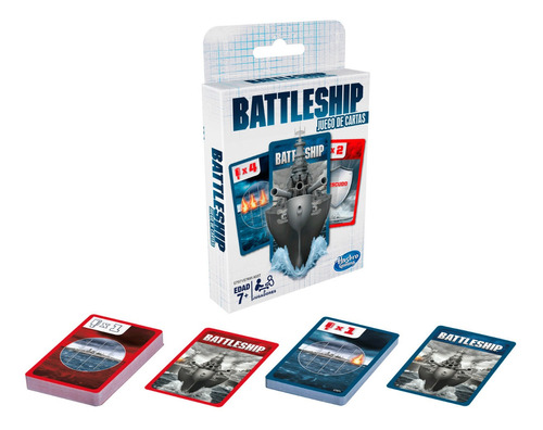 Battleship Hasbro Batalla Naval Juego De Cartas En Español