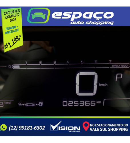Imagem 9 de 10 de Citroën C4 Cactus 1.6 Vti 120 Flex Feel Eat6