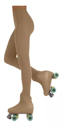 DANCEYOU-pantimedias de patinaje artístico para mujer y niña, medias  gruesas de patinaje sobre hielo, pantalones largos, calcetines de gimnasia  para adultos - AliExpress