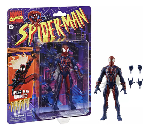 Spider-man Unlimited Retro Legends Hasbro Original Nuevo