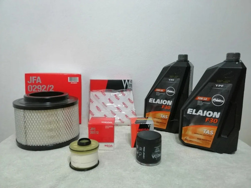 Kit De Filtros Toyota Hilux 3.0 - 2.5 + Ypf Elaion F30 10w40