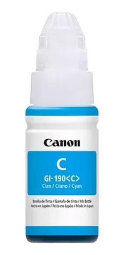 Tinta Canon Gi-190 Cian | G3100 | G4100 | G2100 | g1100