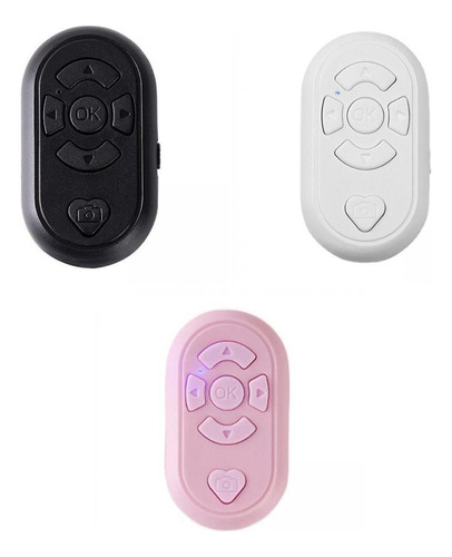 3 Piezas Bluetooth Cámara Obturador Remoto Selfie Botón