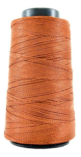 Linha Seda Polipropileno Liza Grossa 500m Tricô Crochê Moda Cor Cobre