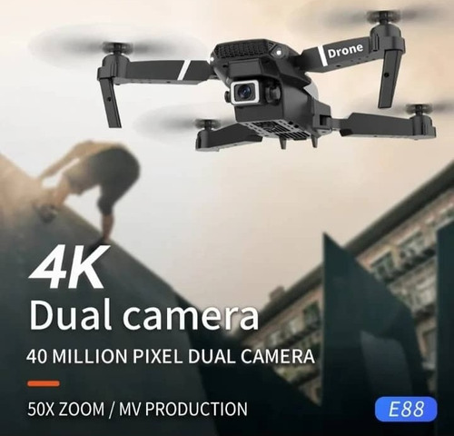 Mini Drone E88 Doble Camara 4k